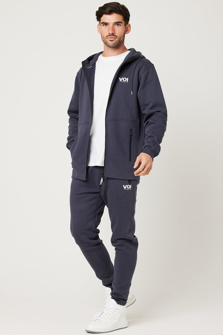 Harley Street Fleece Tracksuit - Navy