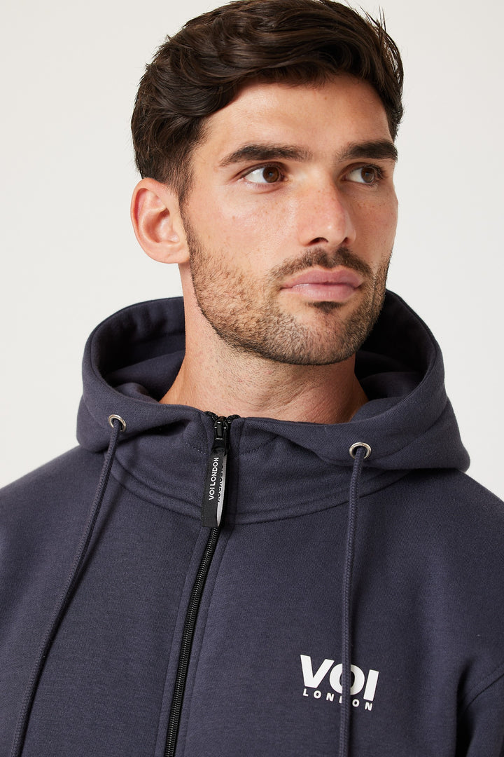 Harley Street Fleece Tracksuit - Navy