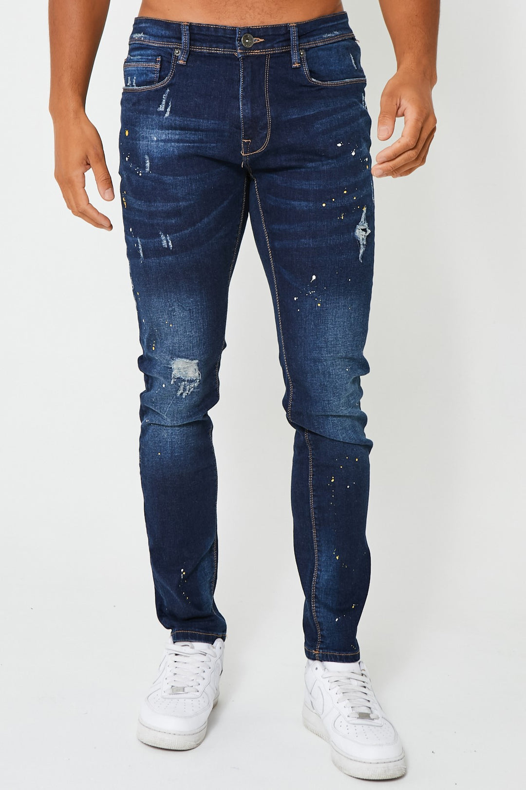 Hanger Lane Tapered Jeans - Dark Blue