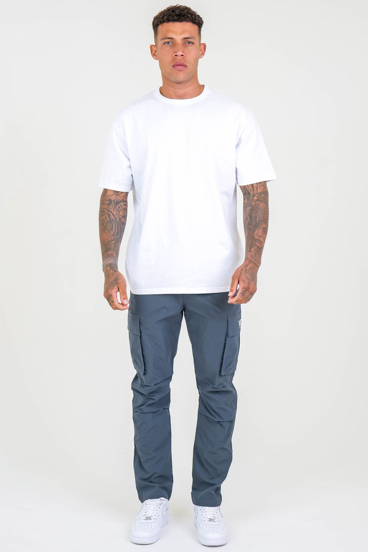 Stanhope Tapered Woven Cargo Pants - Grey