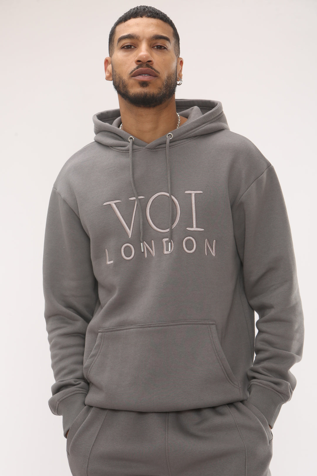 Mason Fleece Tracksuit - Pewter