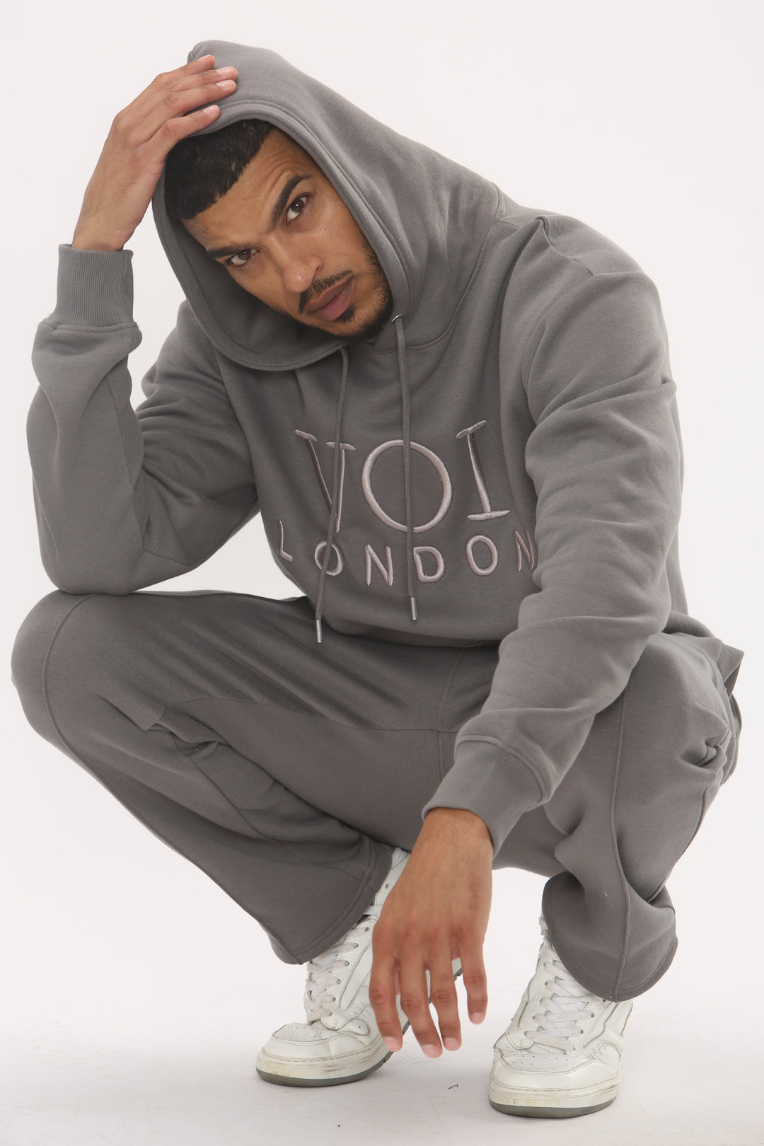 Mason Fleece Tracksuit - Pewter