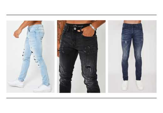Tapered Fit vs. Skinny Fit Denim Jeans