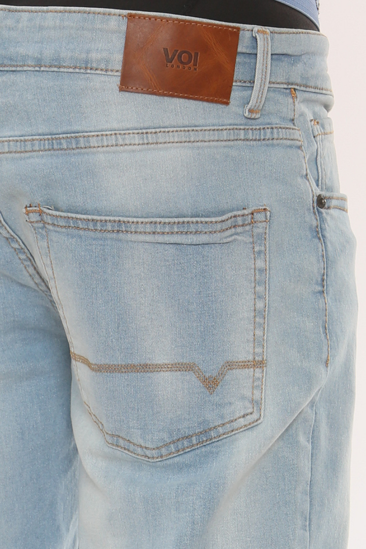 Monthope Tapered Jeans - Ice Blue