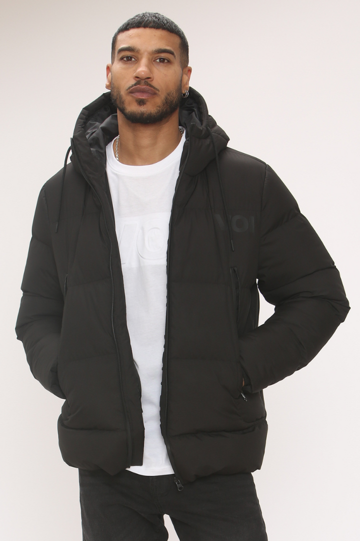 Arden Puffer Jacket - Black