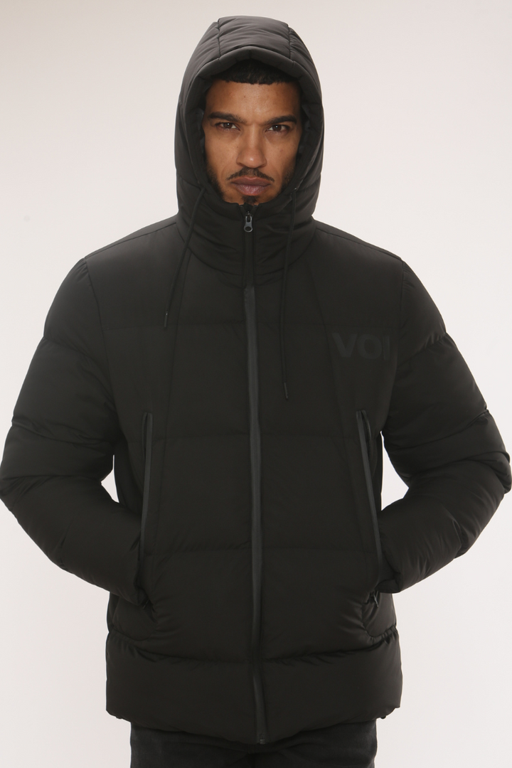 Arden Puffer Jacket - Black