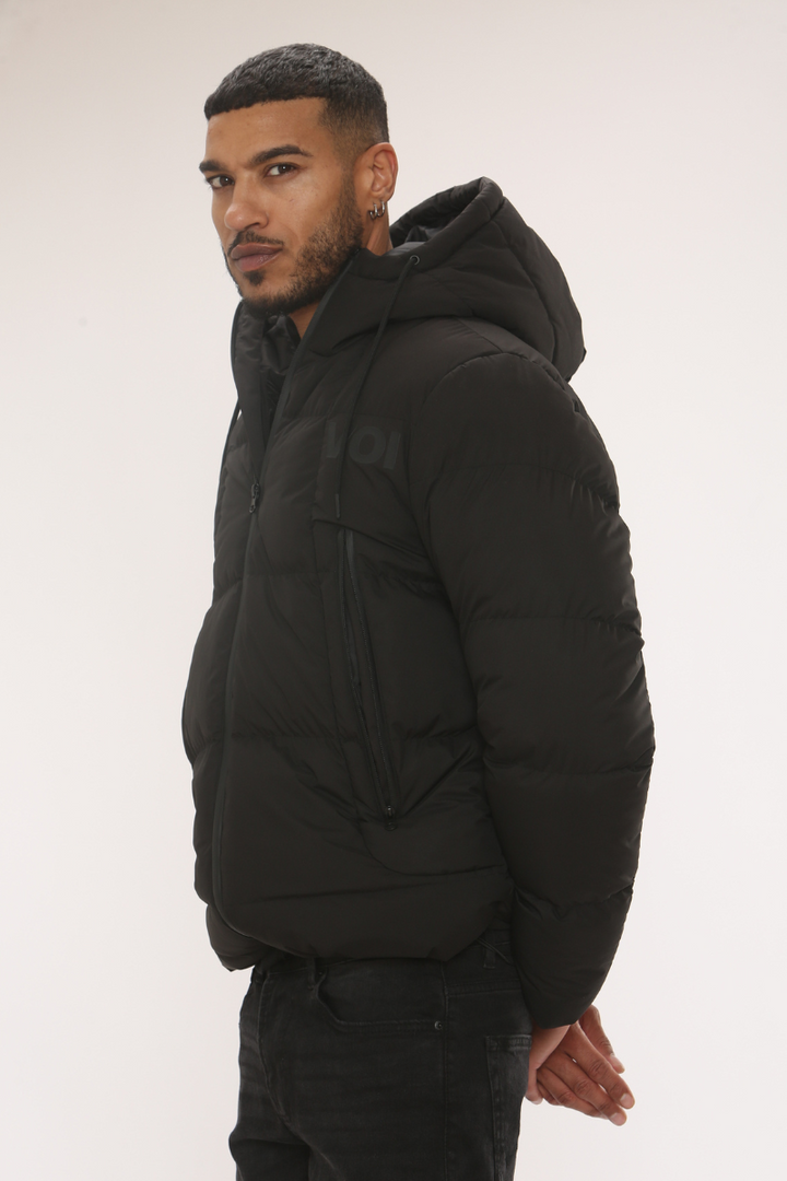 Arden Puffer Jacket - Black