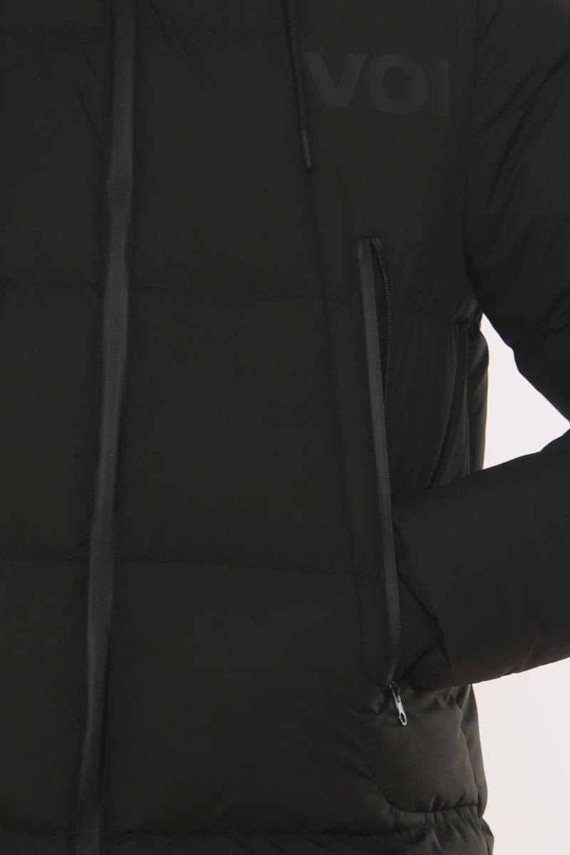 Arden Puffer Jacket - Black