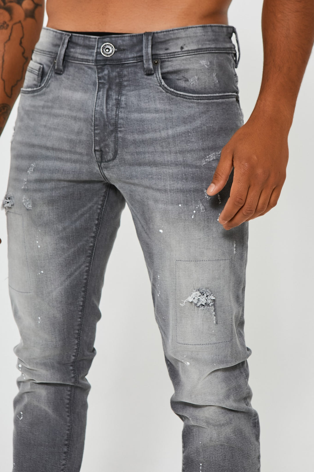 Bardsley Tapered Jean - Grey