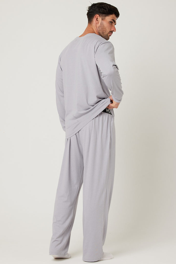 Whitefield Cotton Pyjama Set - Grey