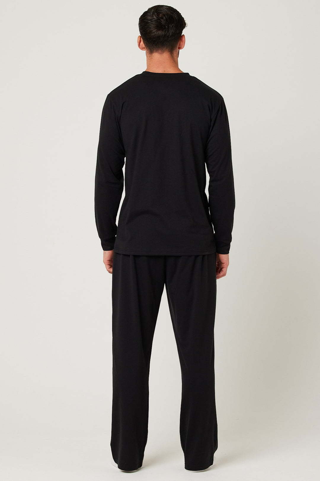 Whitefield Cotton Pyjama Set - Black