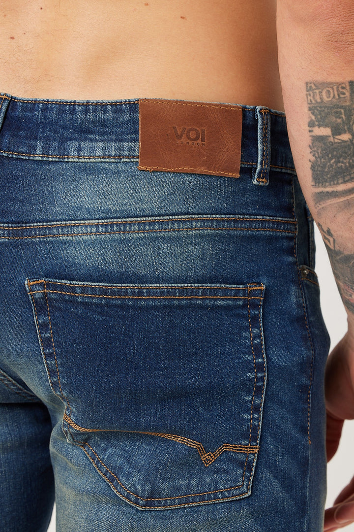 Monthope Tapered Jeans - Dark Blue