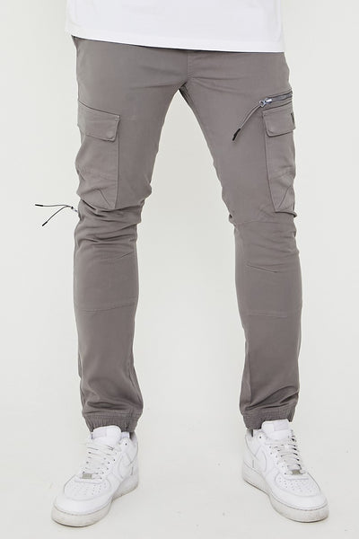 Becklow Cargo Pants - Light Grey