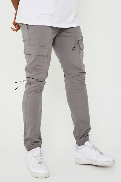Becklow Cargo Pants - Light Grey