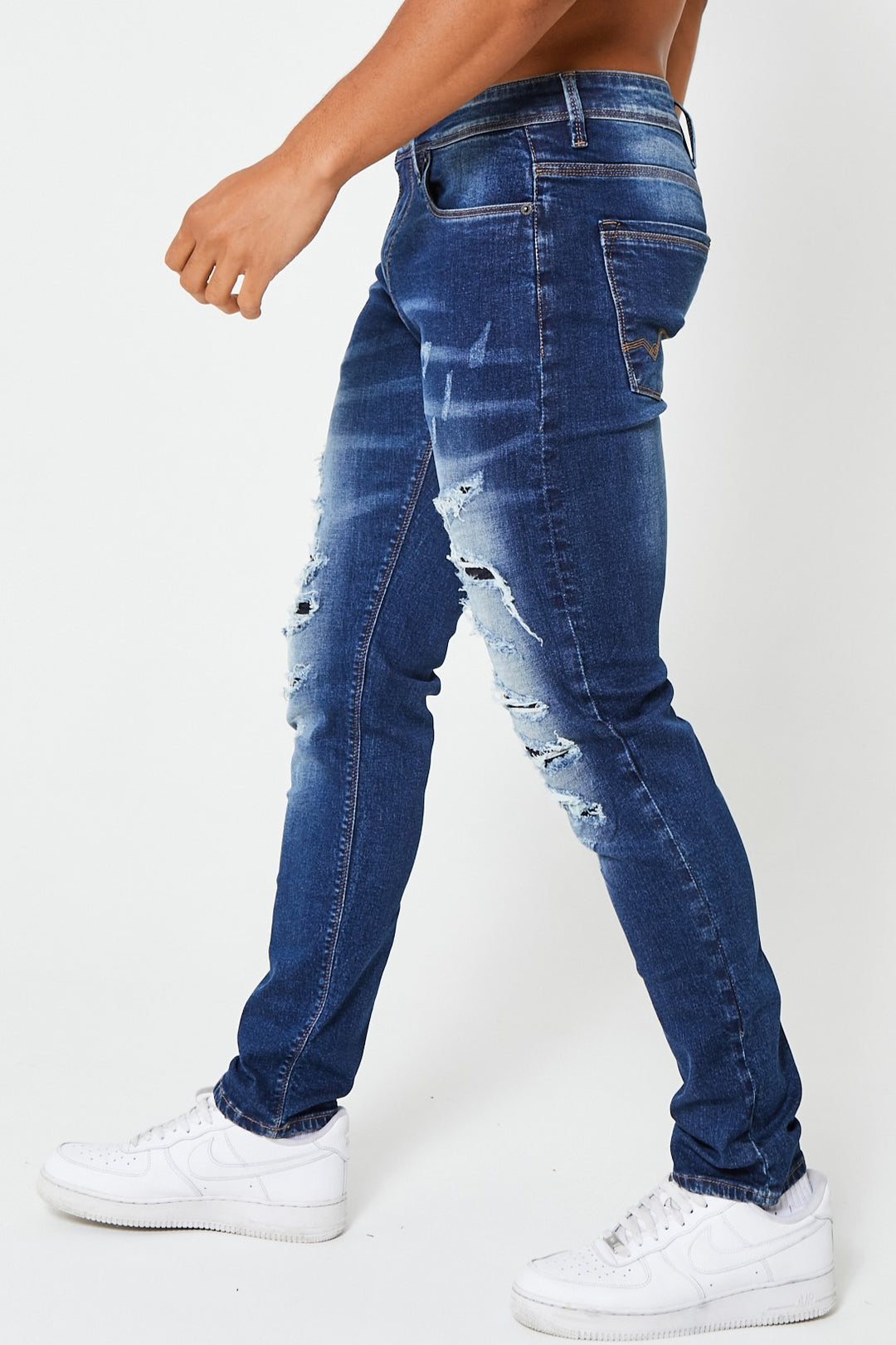 Benhill Tapered Jean - Mid Blue