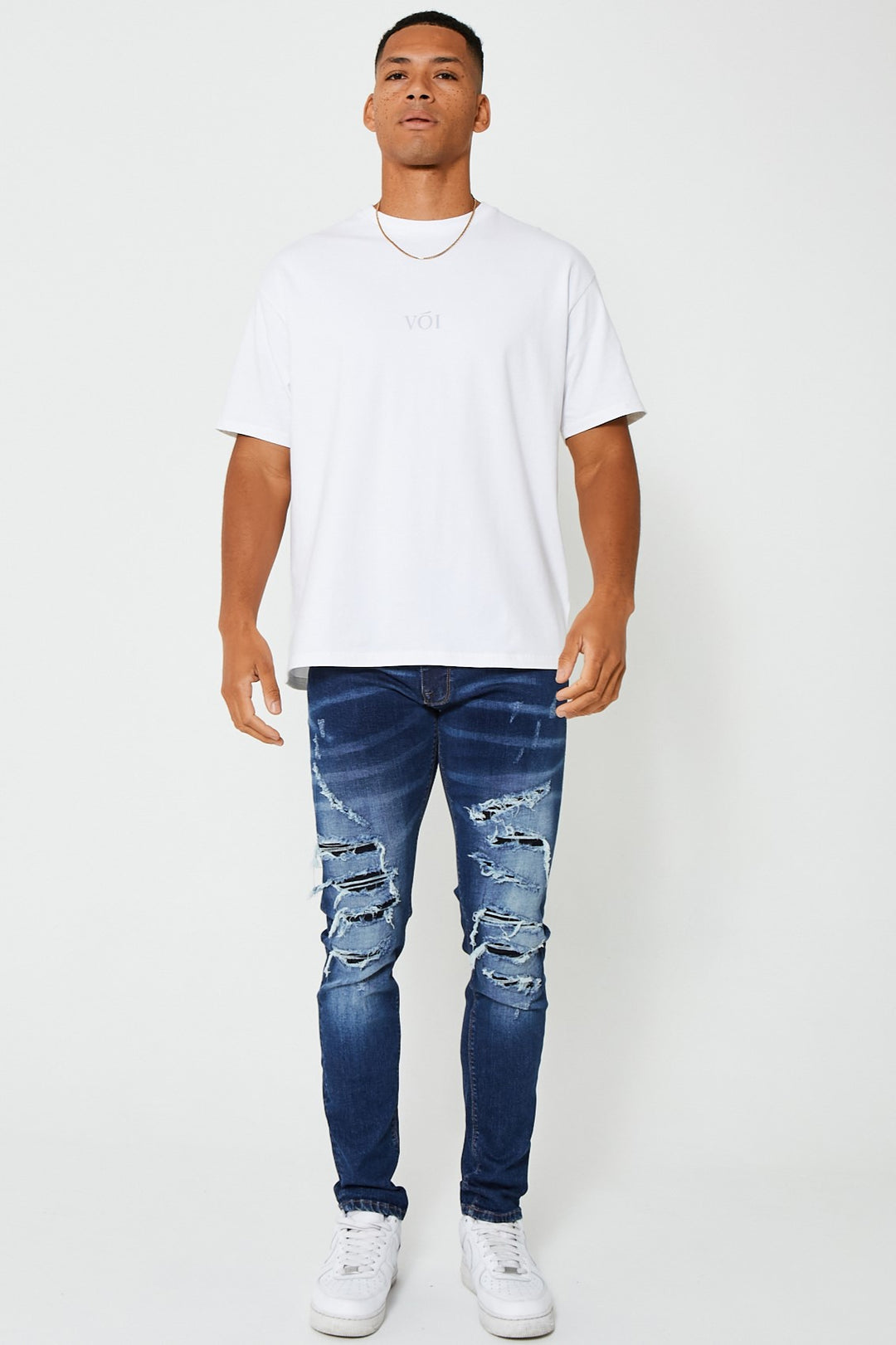 Benhill Tapered Jean - Mid Blue