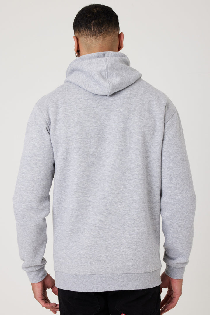 Brooklands Fleece Hoodie - Grey Marl