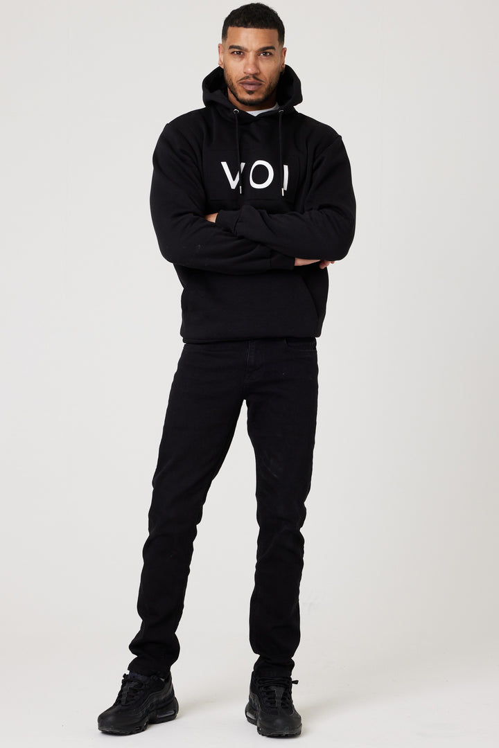 Brooklands Fleece Hoodie - Black
