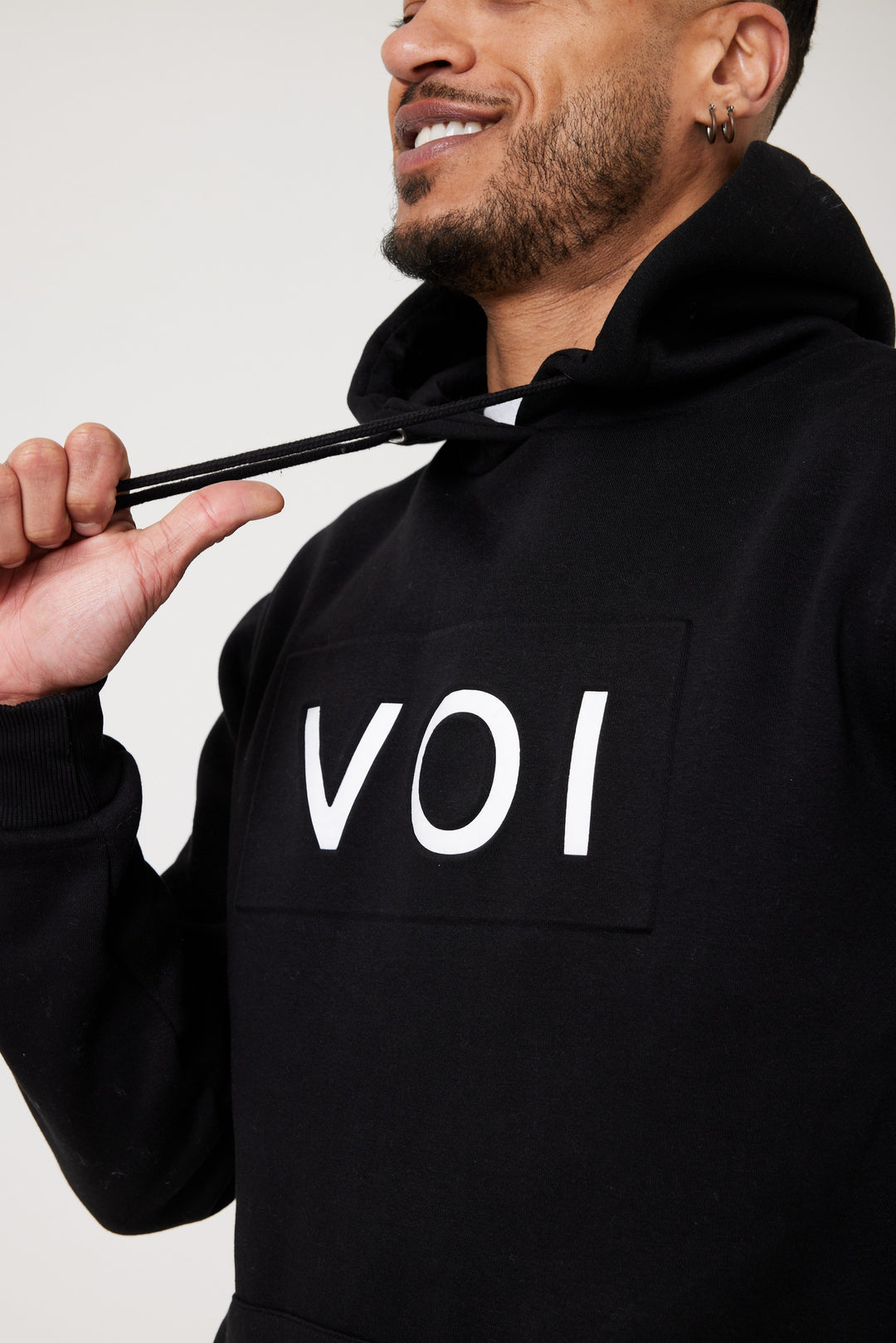 Brooklands Fleece Hoodie - Black