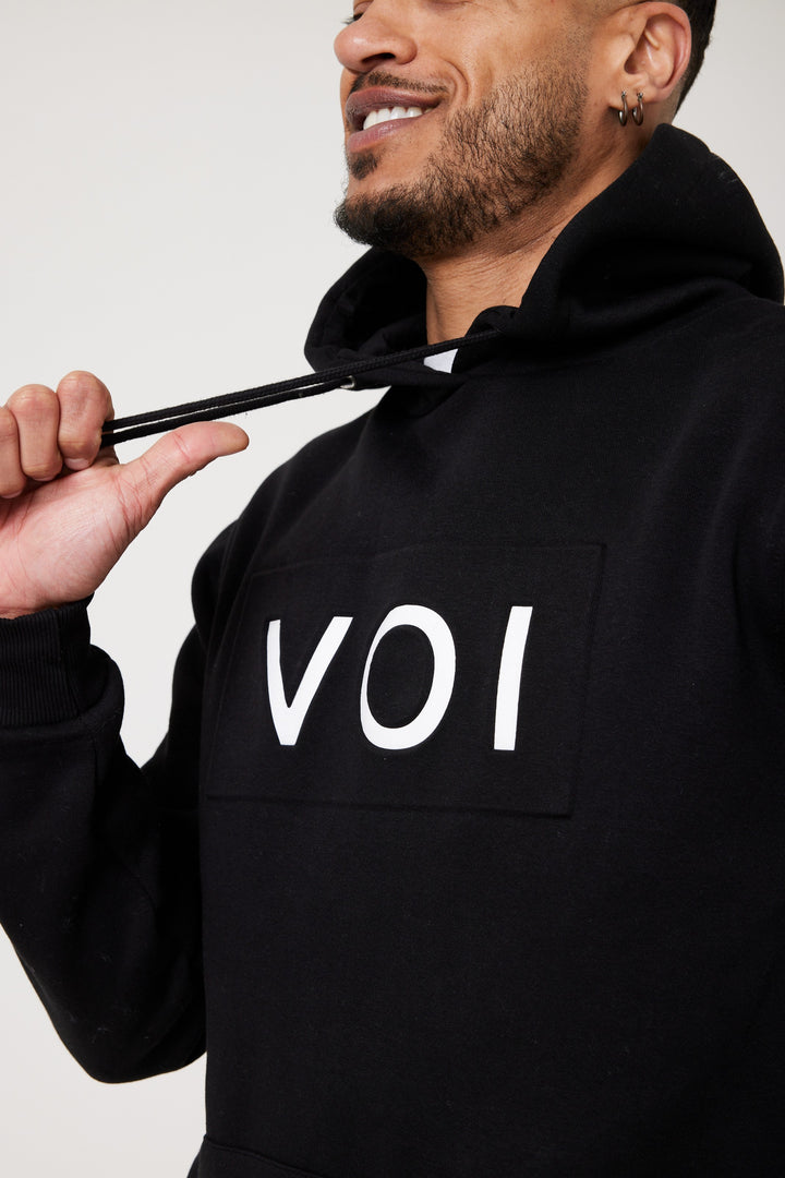 Brooklands Fleece Hoodie - Black