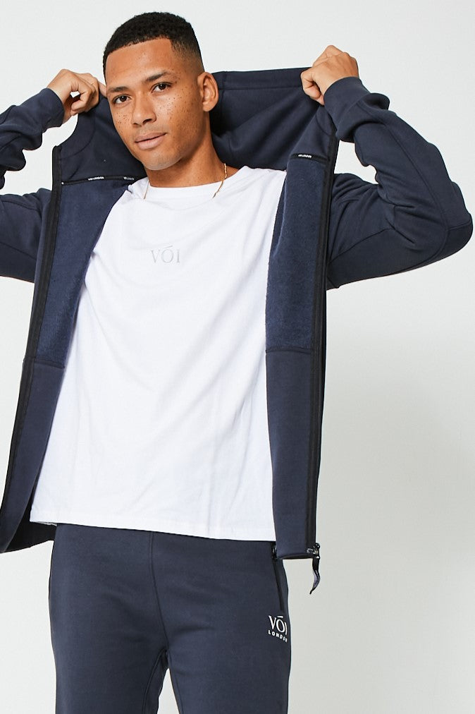Guilford Fleece Tracksuit - Navy
