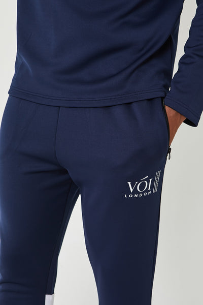 Hill Street 1/4 Zip Tracksuit- Navy