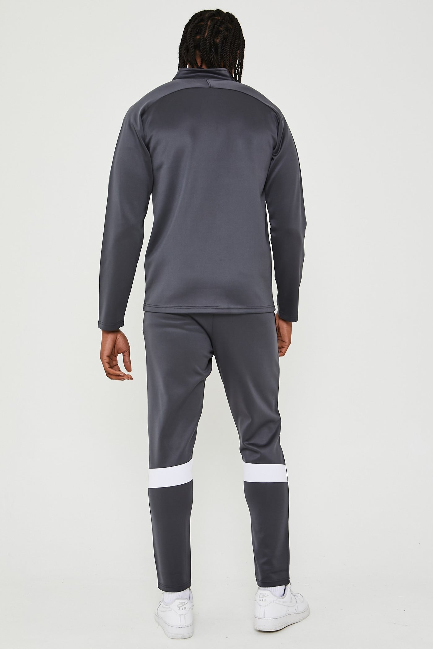 Hill Street 1/4 Zip Tracksuit- Grey