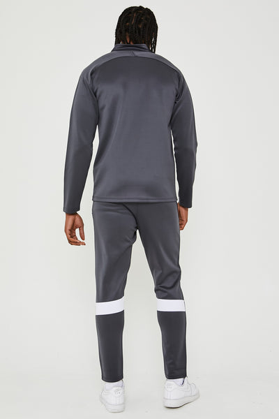 Hill Street 1/4 Zip Tracksuit- Grey