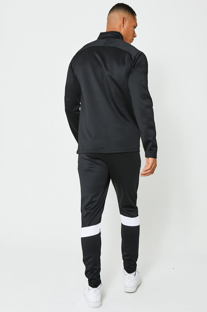 Hill Street Poly Tracksuit - Black