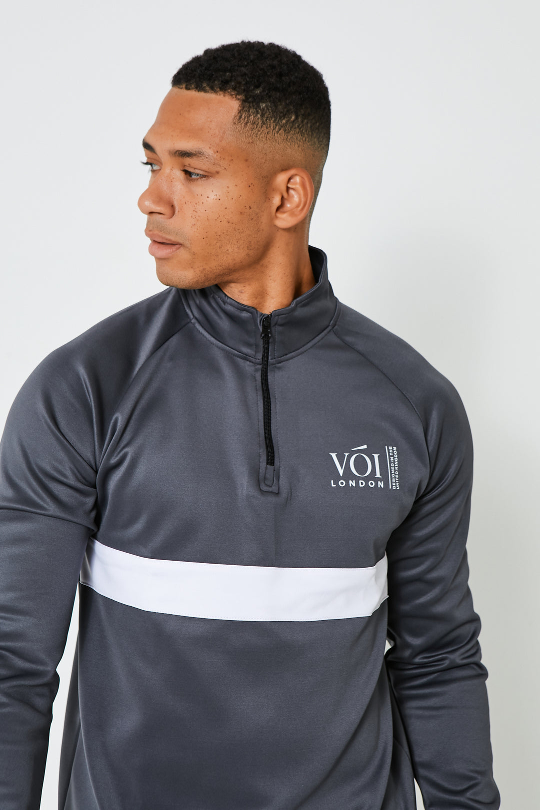 Hill Street Poly Tracksuit - Grey