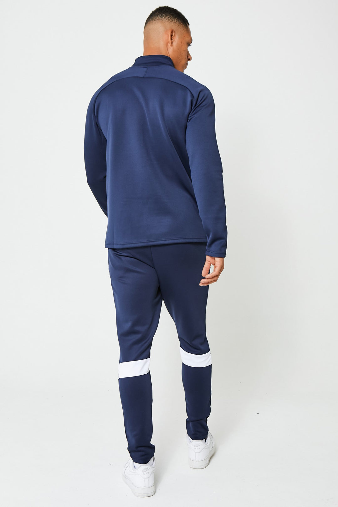 Hill Street Poly Tracksuit - Navy