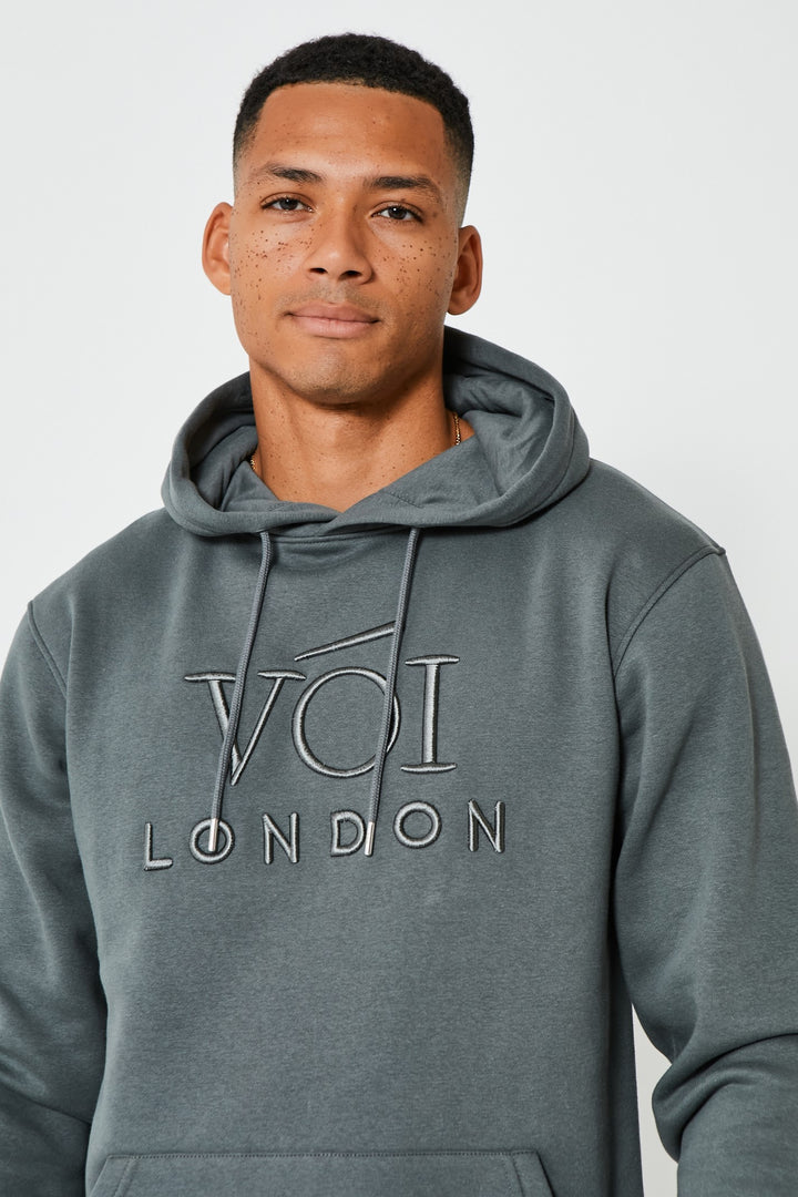 Holloway Road Fleece Tracksuit - Gun Metal