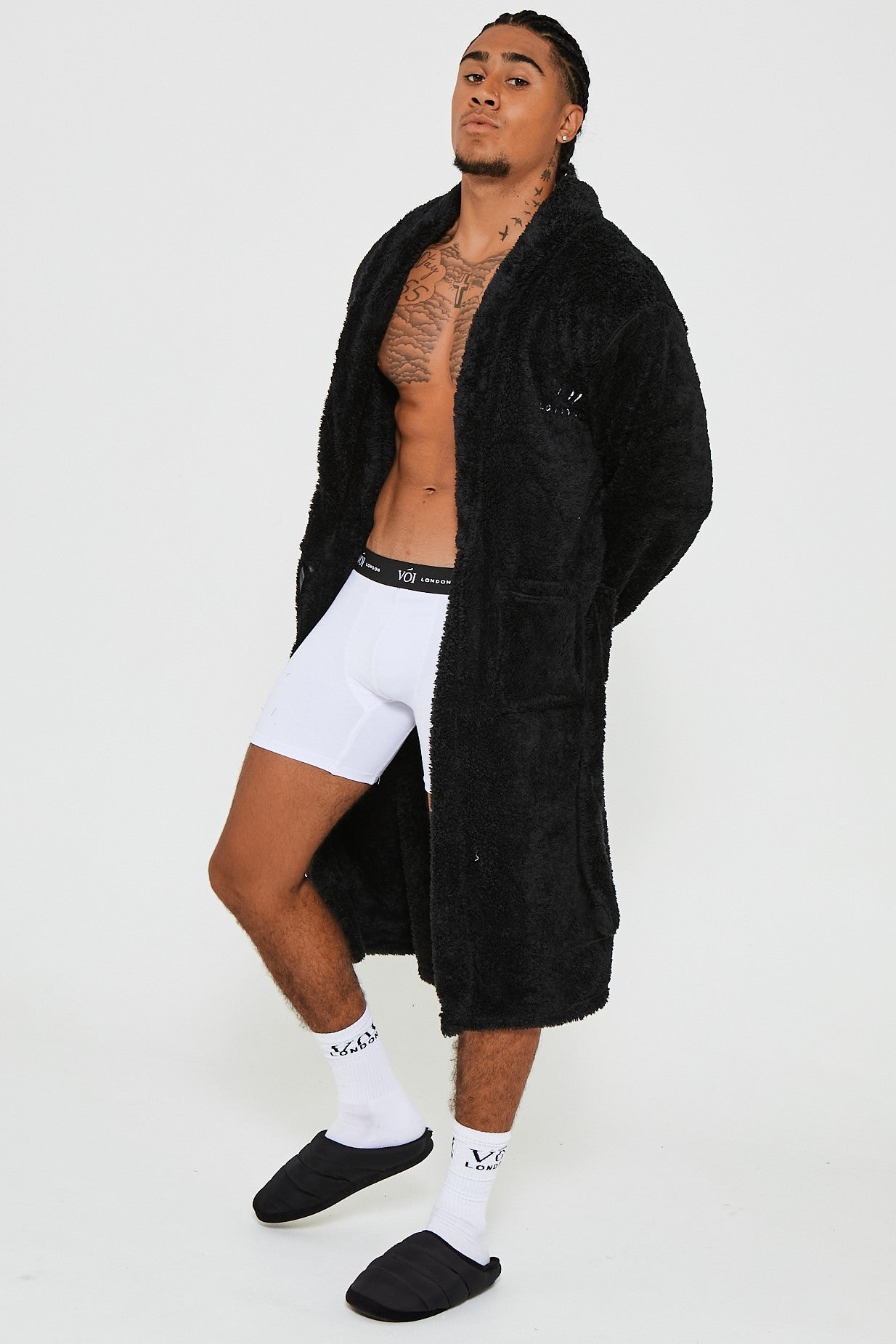 Chatfield Dressing Gown - Black