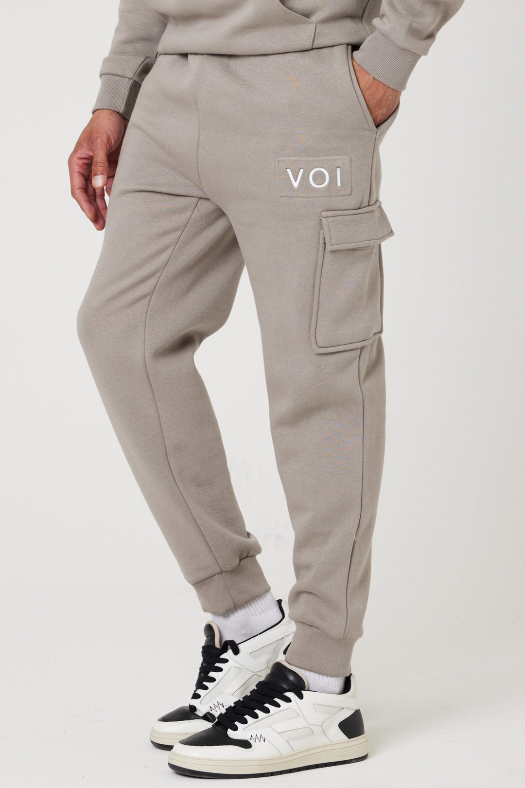 Hampshire Cargo Fleece Jogger - Metal Grey