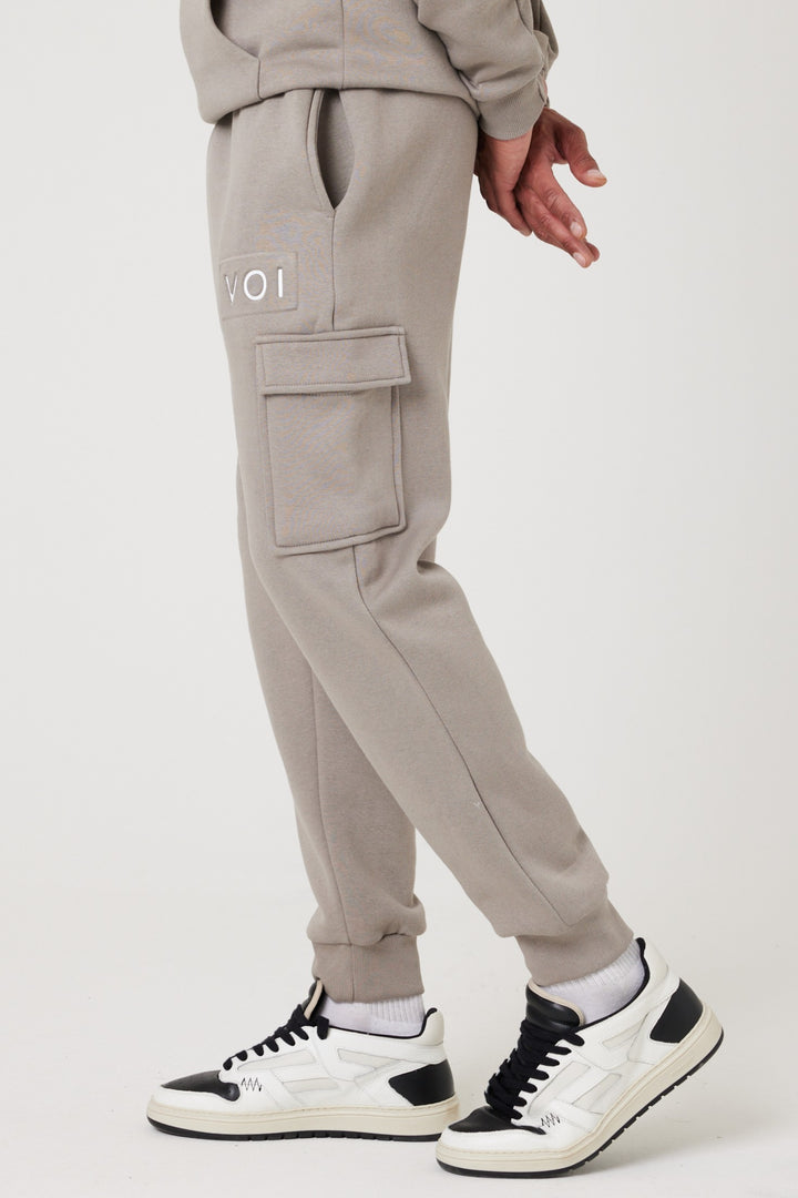 Hampshire Cargo Fleece Jogger - Metal Grey