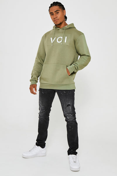 Ireton Logo Hoodie - Khaki