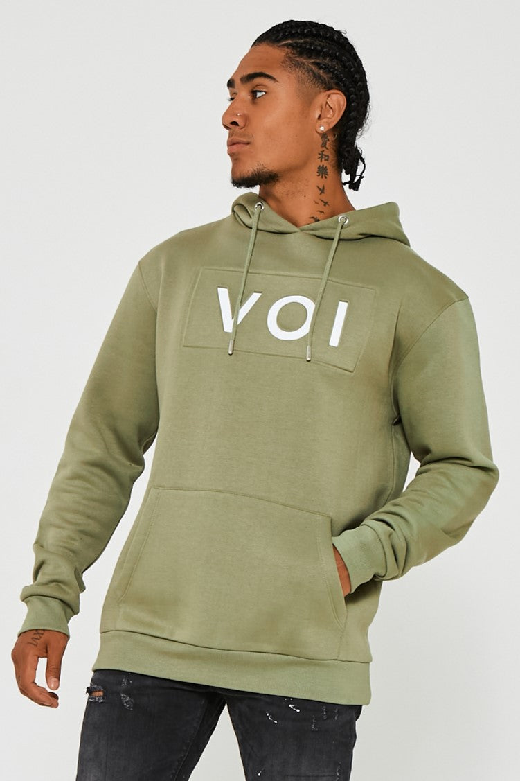 Ireton Logo Hoodie - Khaki