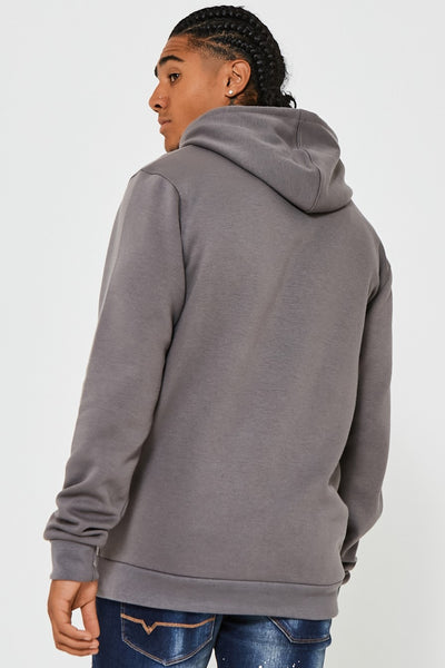Ireton Logo Hoodie - Metal Grey