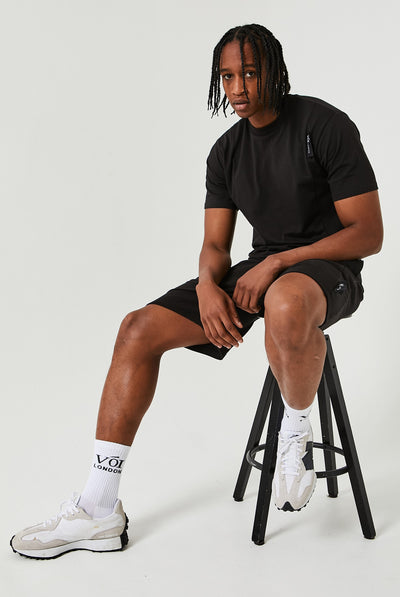 Ivy Road T-Shirt & Short Set - Black