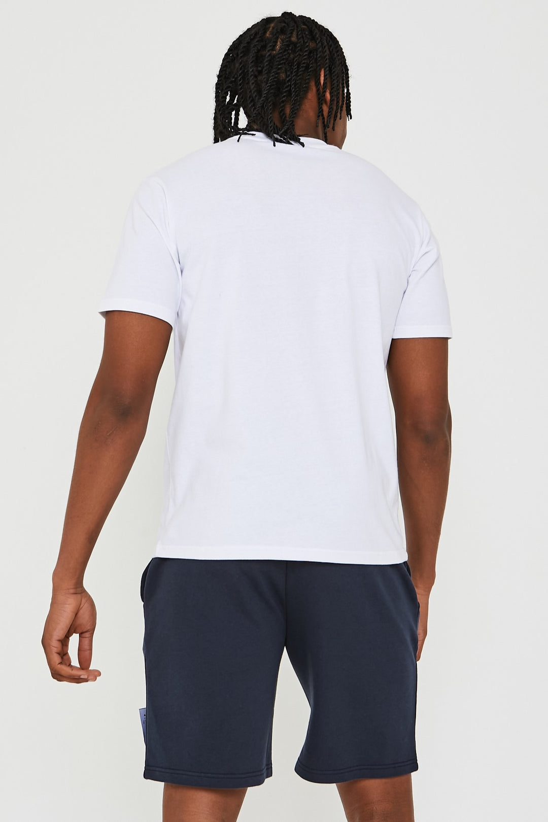 Ivy Road T-Shirt & Short Set - White / Navy