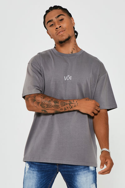 James Street Oversized T-Shirt - Dark Grey