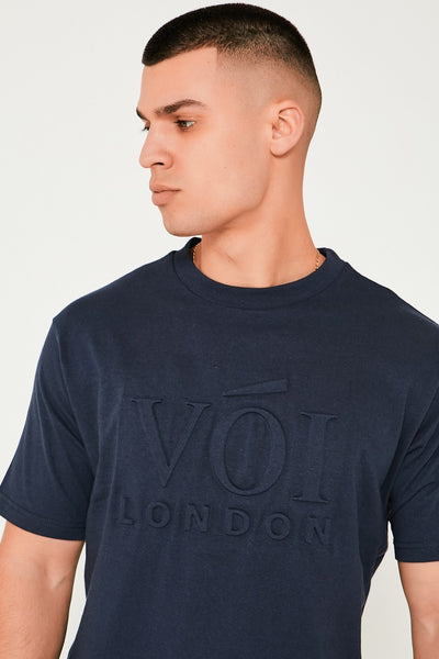Langdon Park T-Shirt & Short Set - Navy