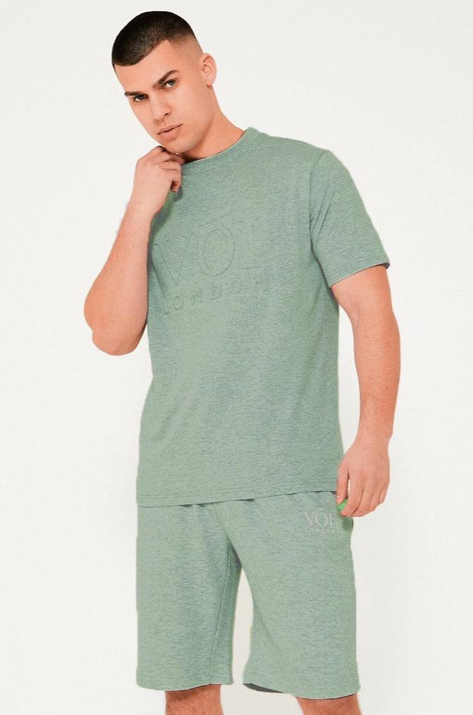 Langdon Park T-Shirt & Short Set - Olive
