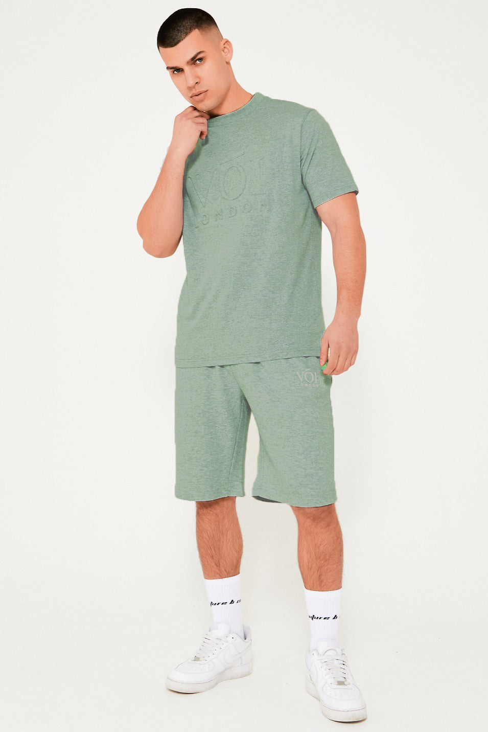 Langdon Park T-Shirt & Short Set - Olive