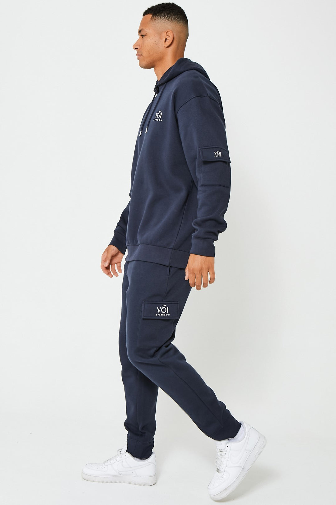 Mansfield Street Oversized Cargo Tracksuit - Navy