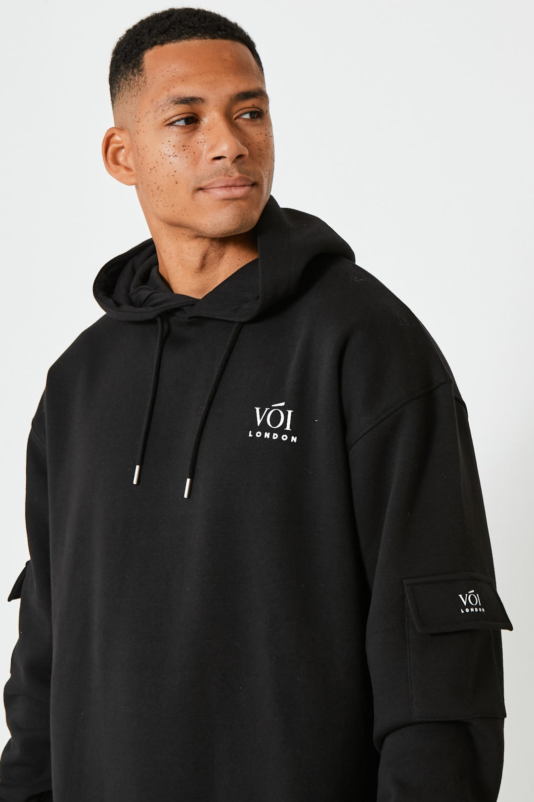 Mansfield Street Oversized Cargo Tracksuit - Black