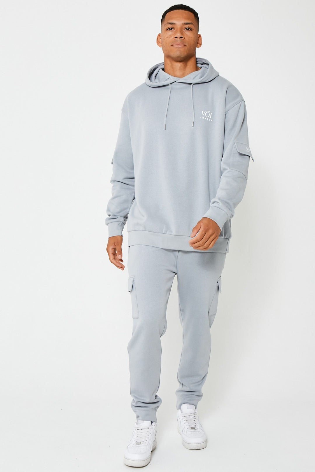 Mansfield Street Oversized Cargo trainingspak - Grijs