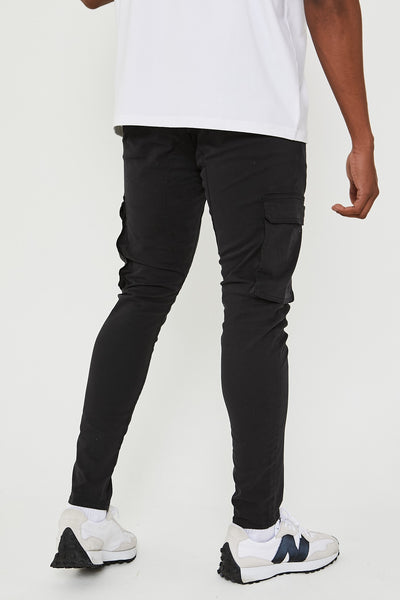 Milton Cargo Pants - Black