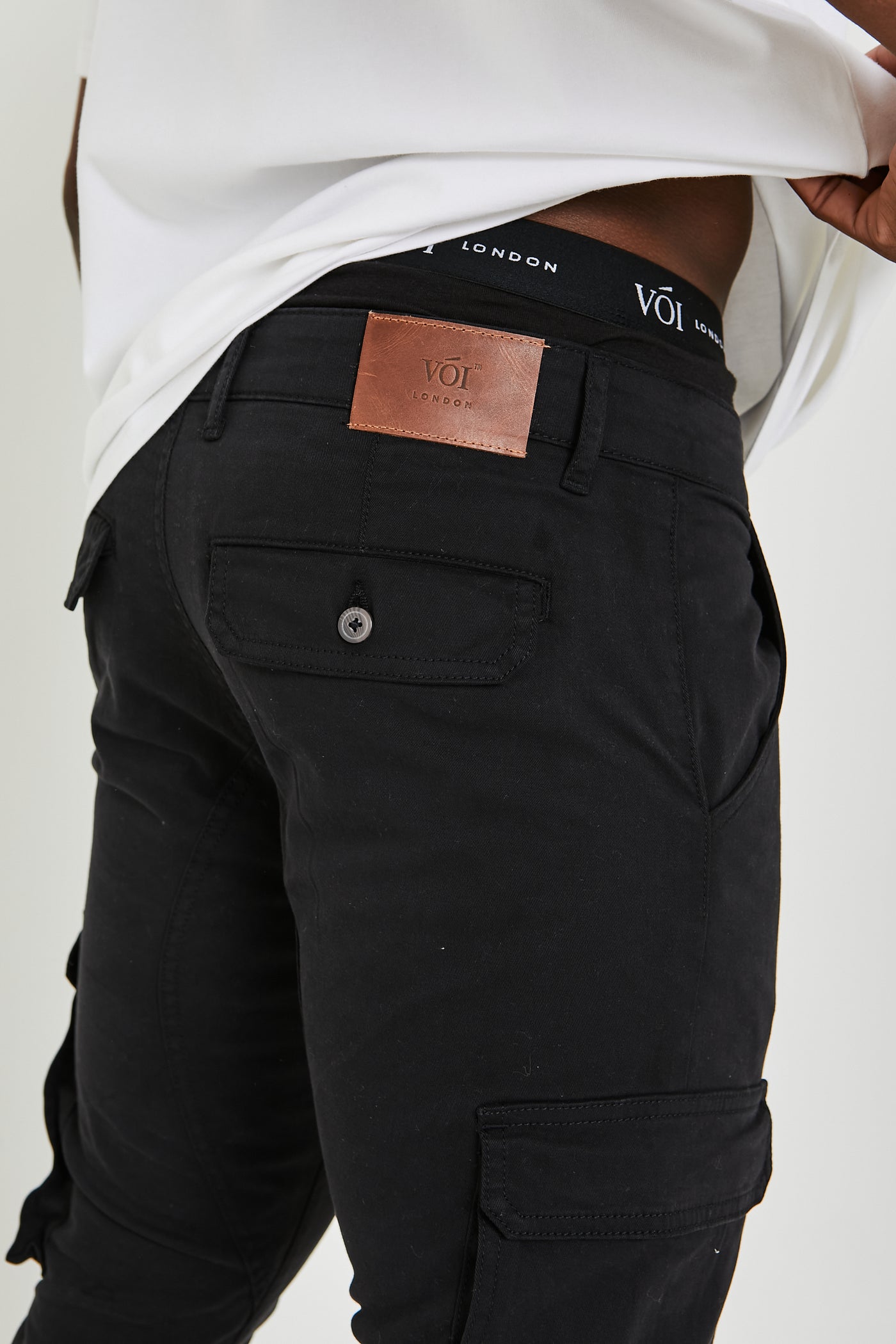 Milton Cargo Pants - Black