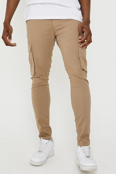 Milton Cargo Pants - Stone
